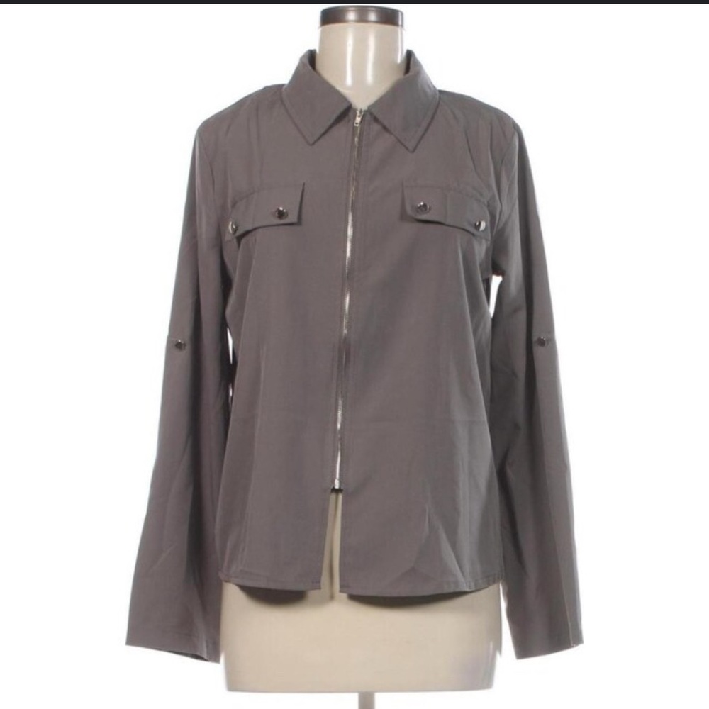 Women's Charcoal Utility Jacket